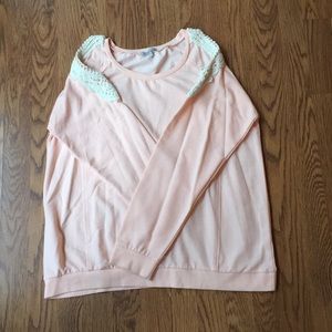 Charlotte Russe Open-Shoulder Sweater